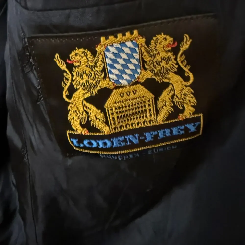 Vintage Burberrys x Loden-Frey Navy Wool Blazer 40S / EU 25 Ticket Pocket Jacket